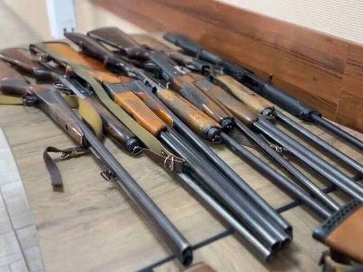Сбор гладкоствольного оружия 12 калибра.